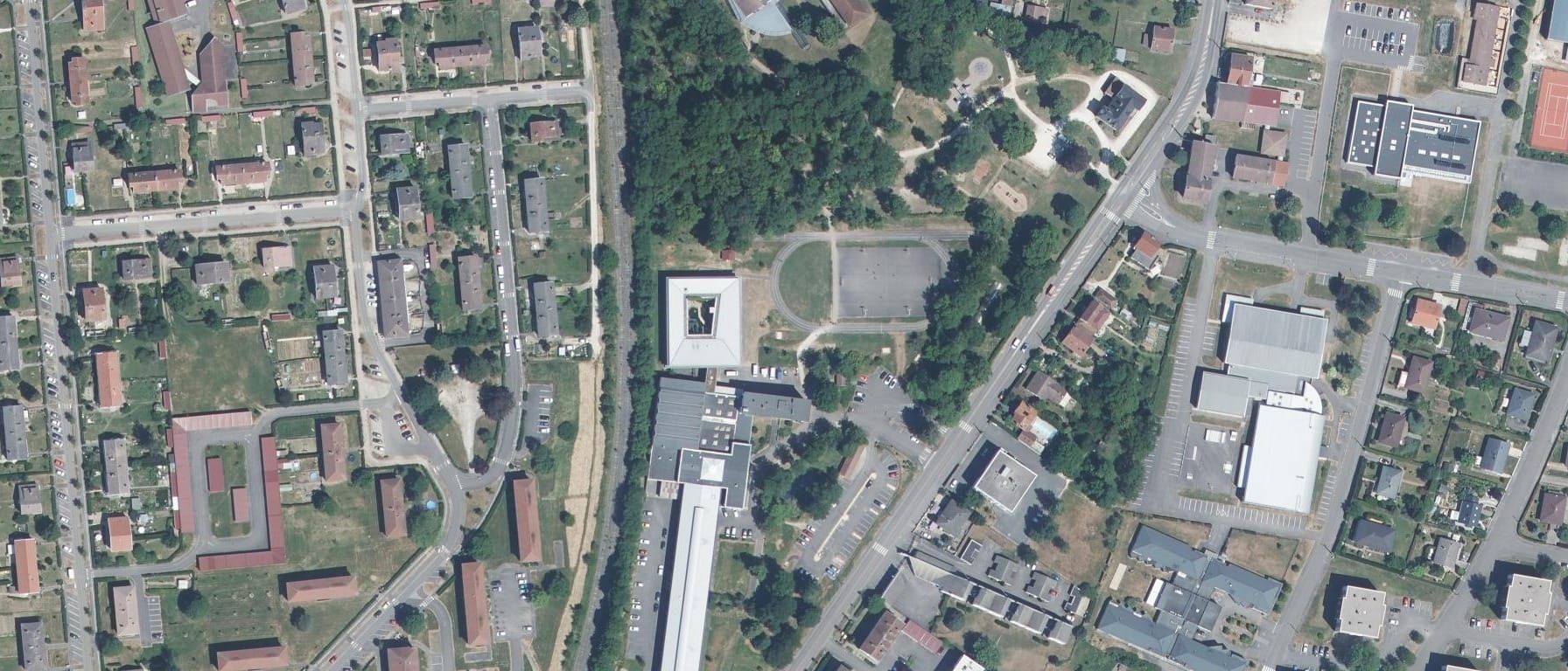 Vue aérienne de Lycée agricole de Mirecourt
