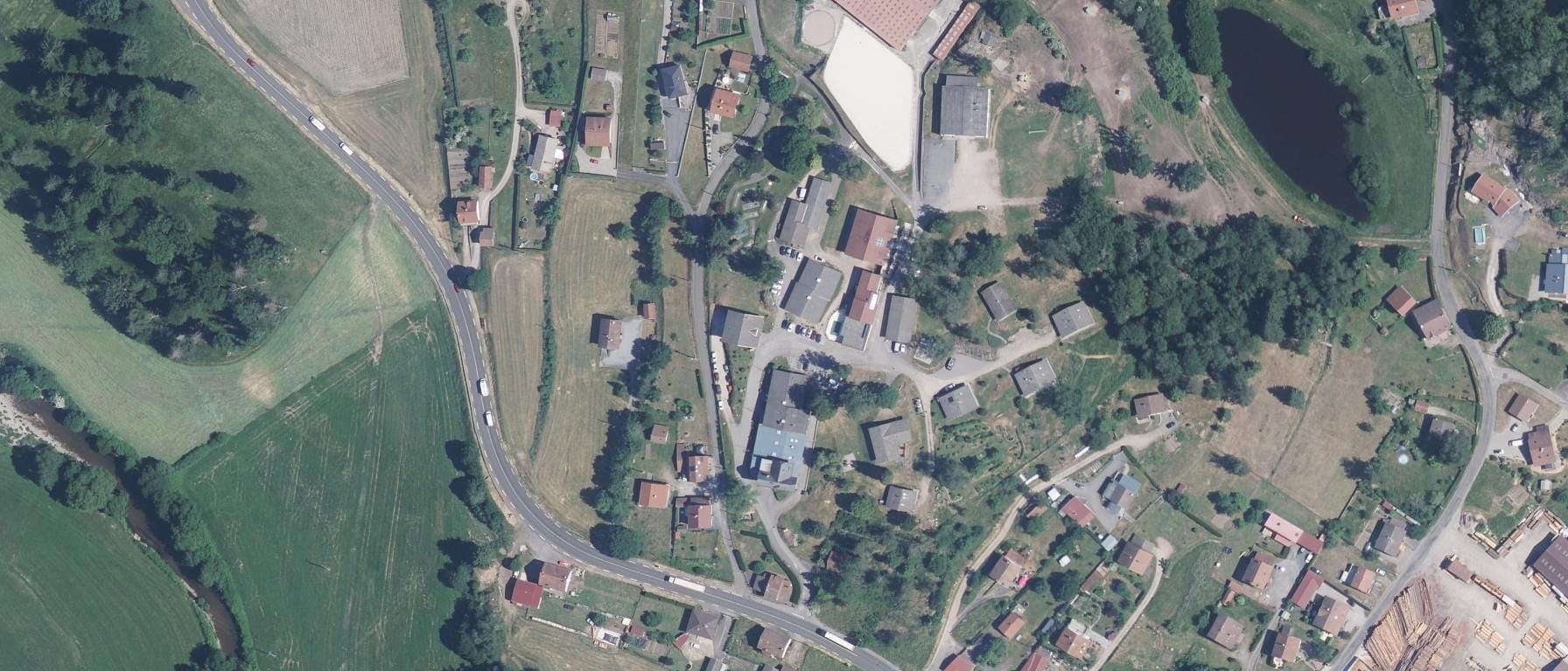 Vue aérienne de MFREO Les quatre vents de Ramonchamp