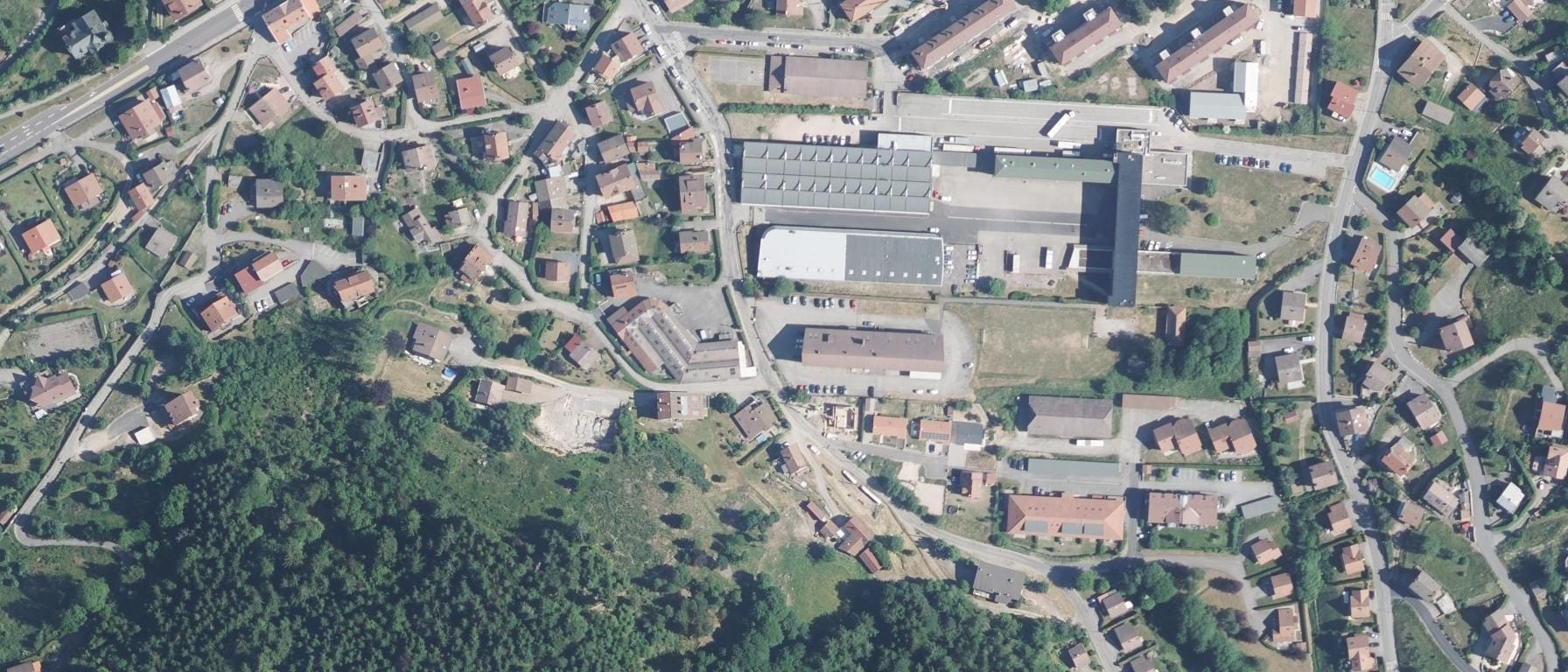 Vue aérienne de CFA Papetier
