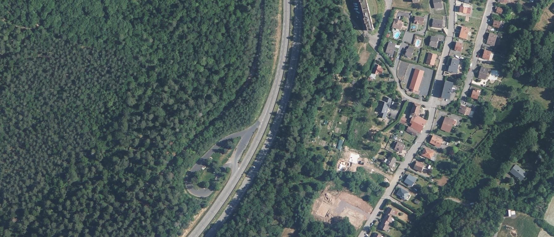 Vue aérienne de IFSI CH St Dié des Vosges