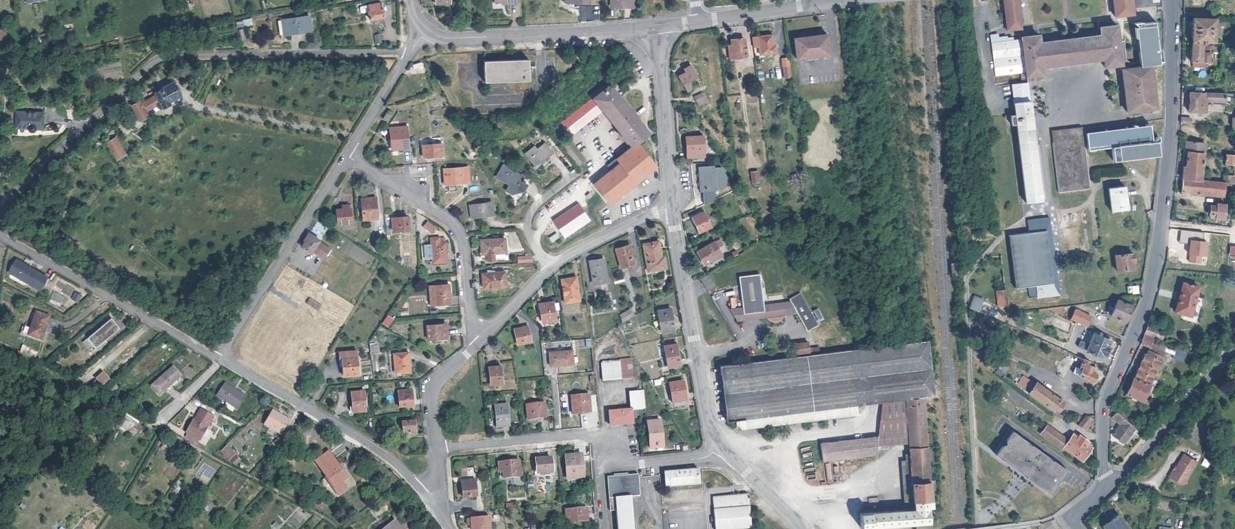 Vue aérienne de CFA des Vosges