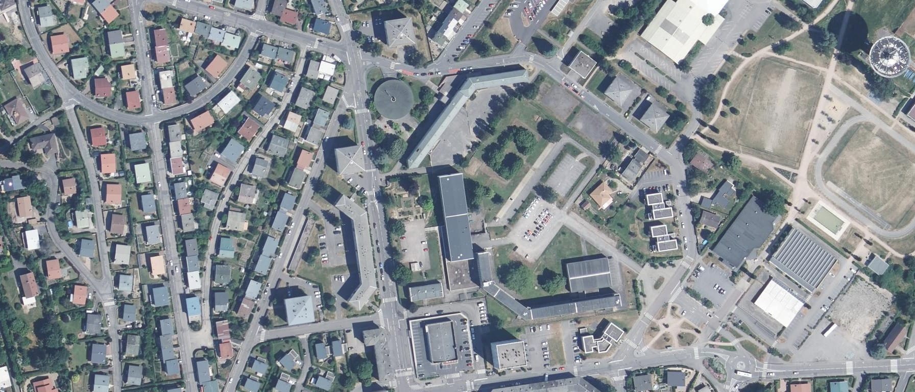 Vue aérienne de INSPE - Antenne d'Epinal