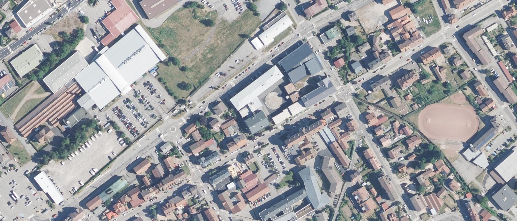 Vue aérienne de Lycée des Métiers - Hôtelier JBS Chardin