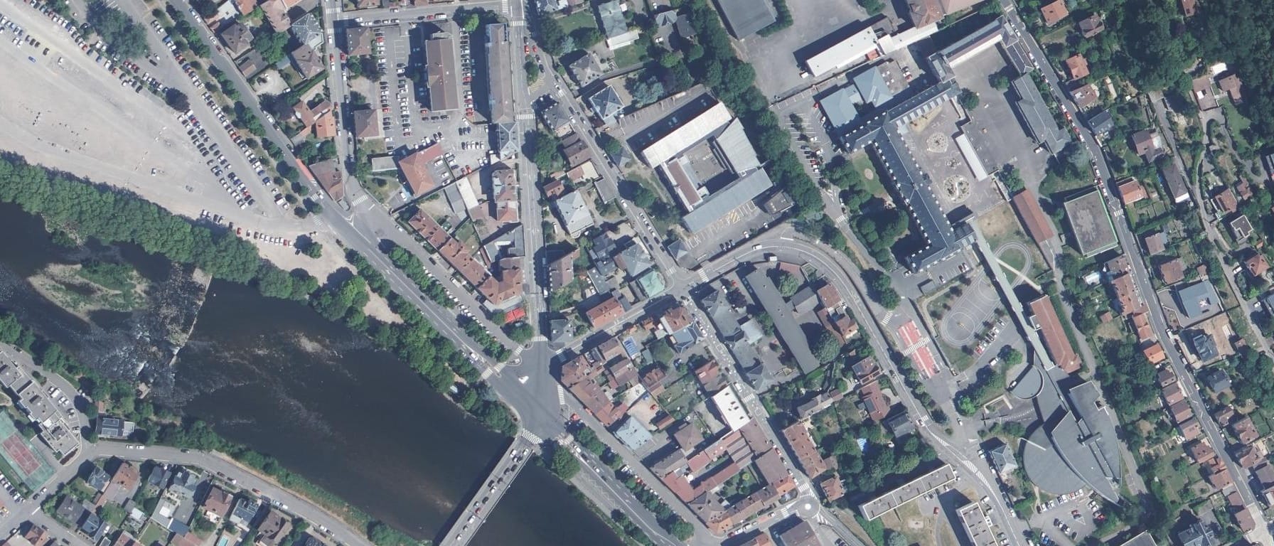 Vue aérienne de I.U.T Epinal-Hubert Curien - Université de Lorraine
