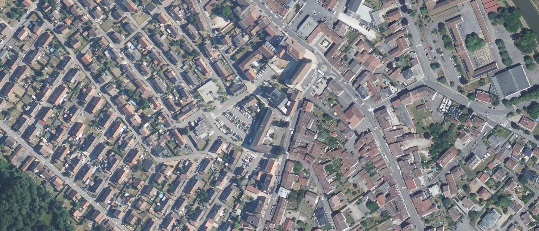 Vue aérienne de CFAI Lorraine - Site de Thaon les Vosges