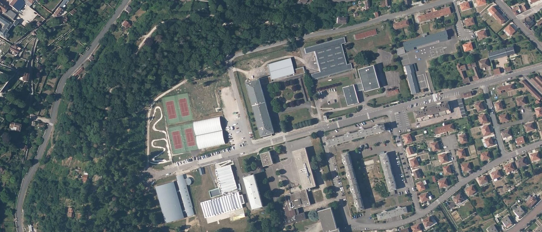 Vue aérienne de Lycée du Parc des Chaumes