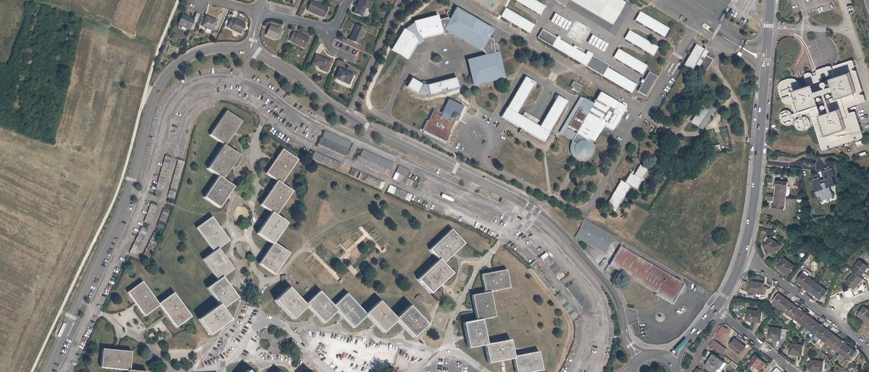 Vue aérienne de Lycée SAINT-JOSEPH