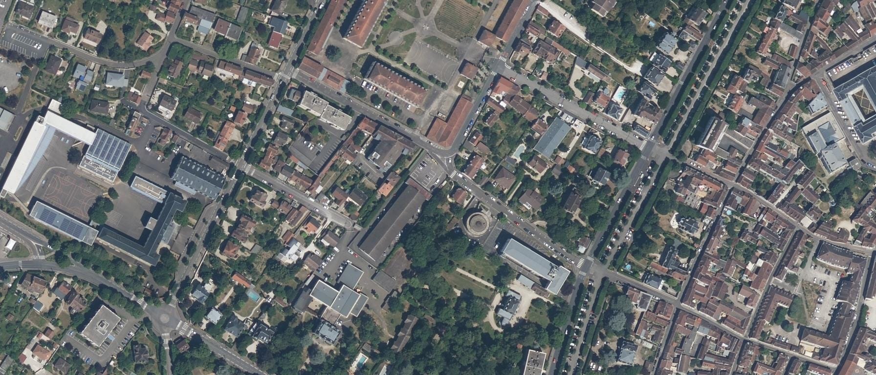 Vue aérienne de Lycée des métiers Vauban