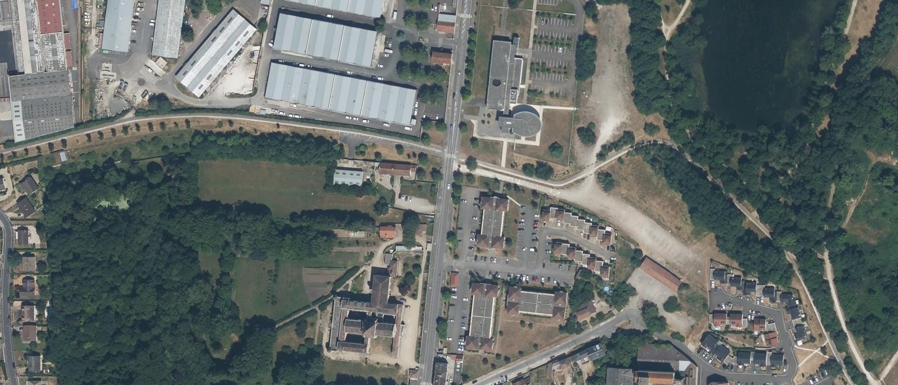 Vue aérienne de EGC Sens