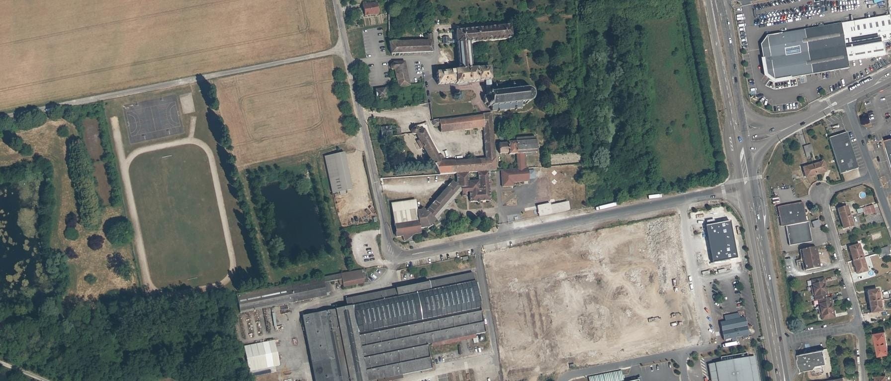 Vue aérienne de CFA Nord de L'Yonne