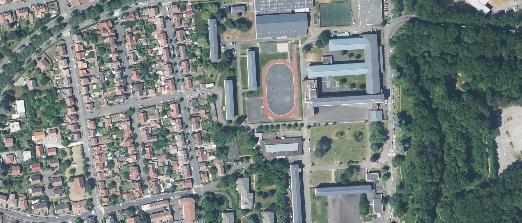 Vue aérienne de Lycée Raoul Follereau