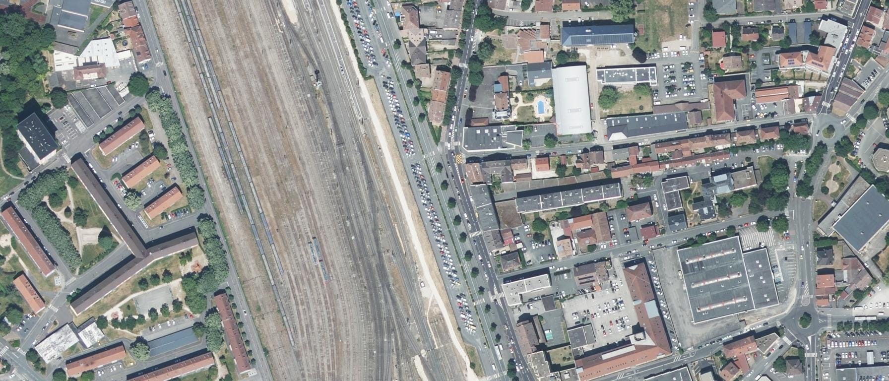 Vue aérienne de Lycée Notre Dame Des Anges