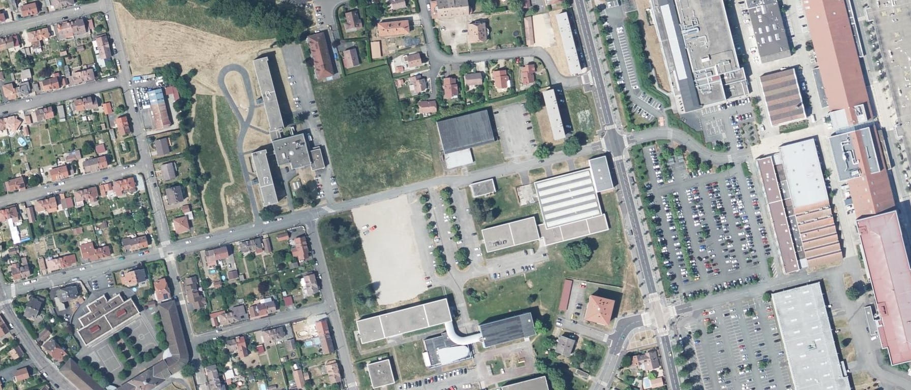 Vue aérienne de IUT Nord Franche-Comté - Site de Belfort