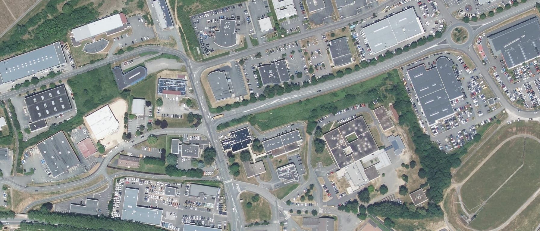 Vue aérienne de Cfa municipal