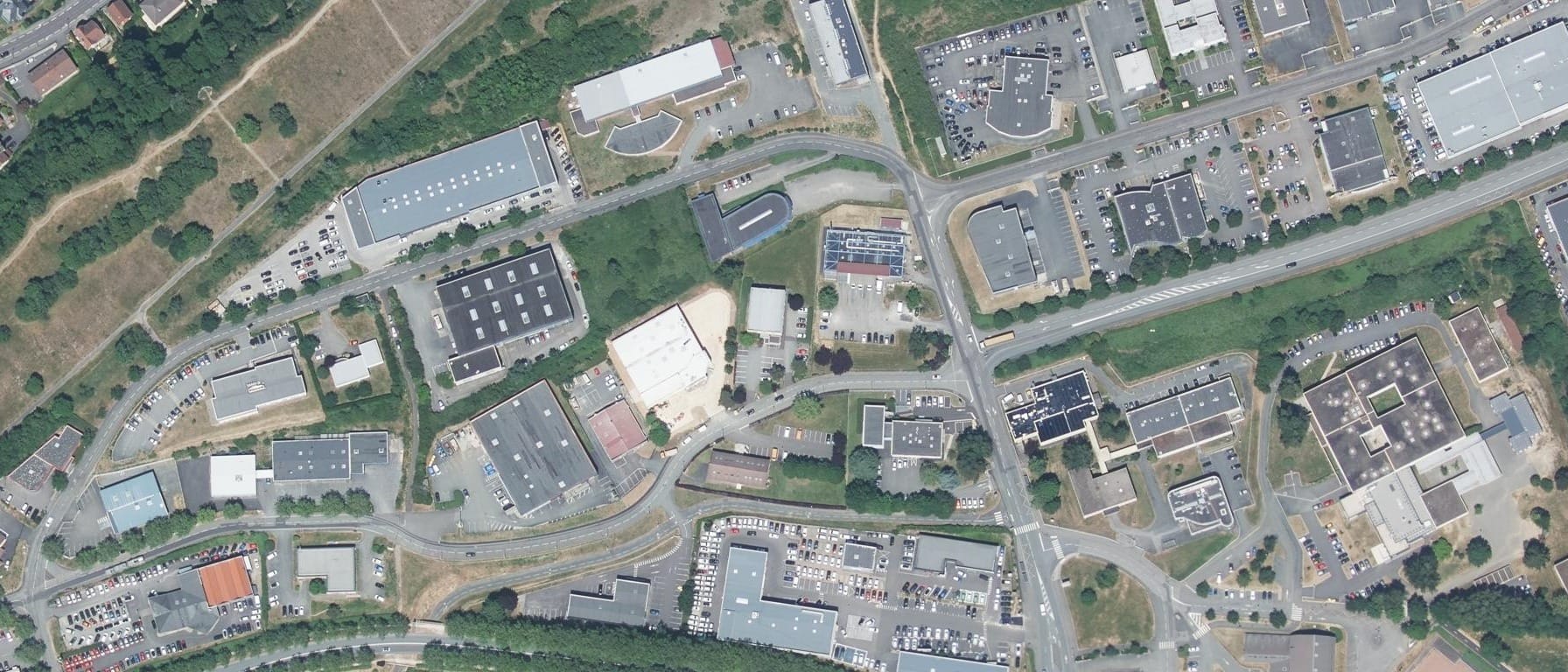 Vue aérienne de CFAI Franche-Comté Belfort
