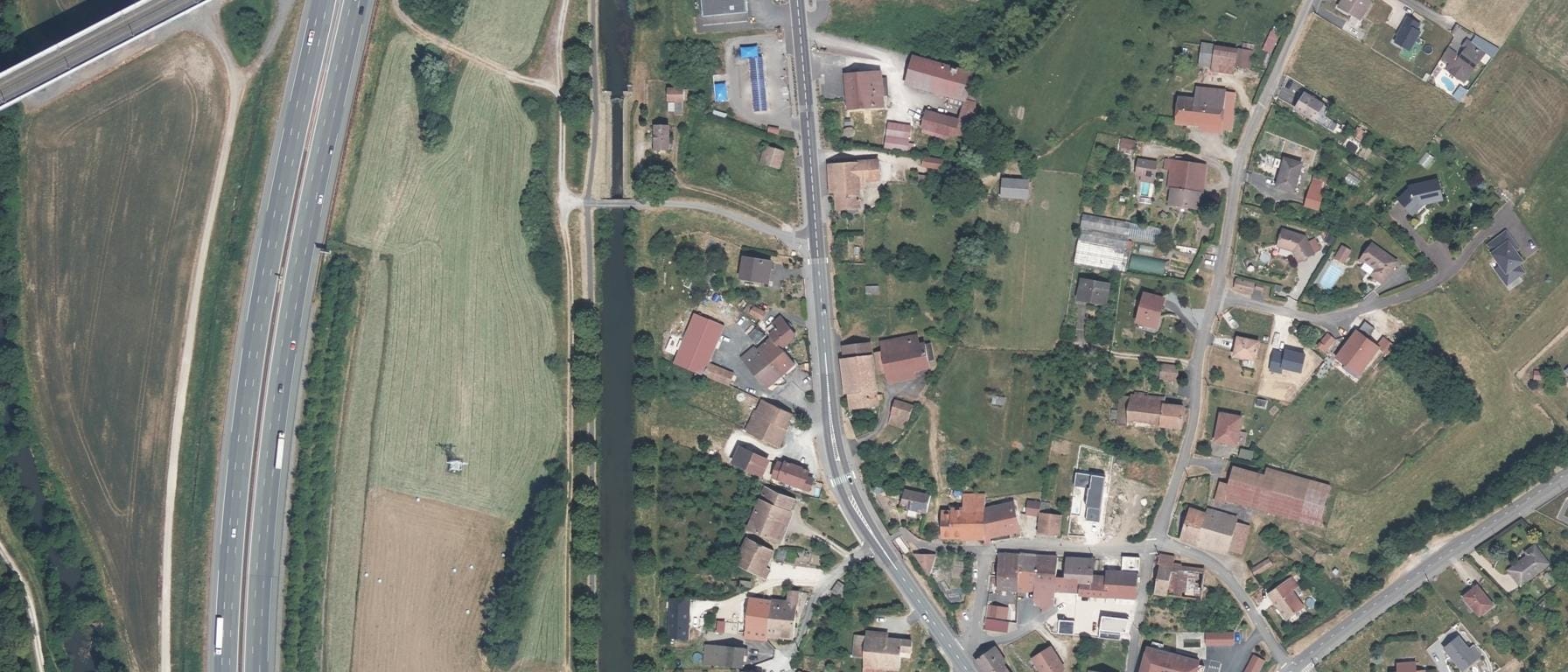 Vue aérienne de Chambre des Métiers et de l'Artisanat de Région Bourgogne Franche-Comté - Site de Trevenans
