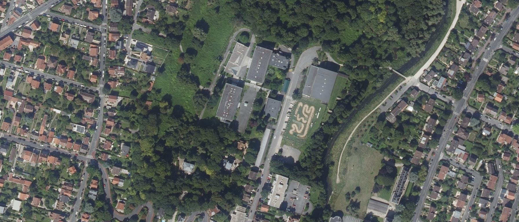 Vue aérienne de Lycée Marcel Pagnol
