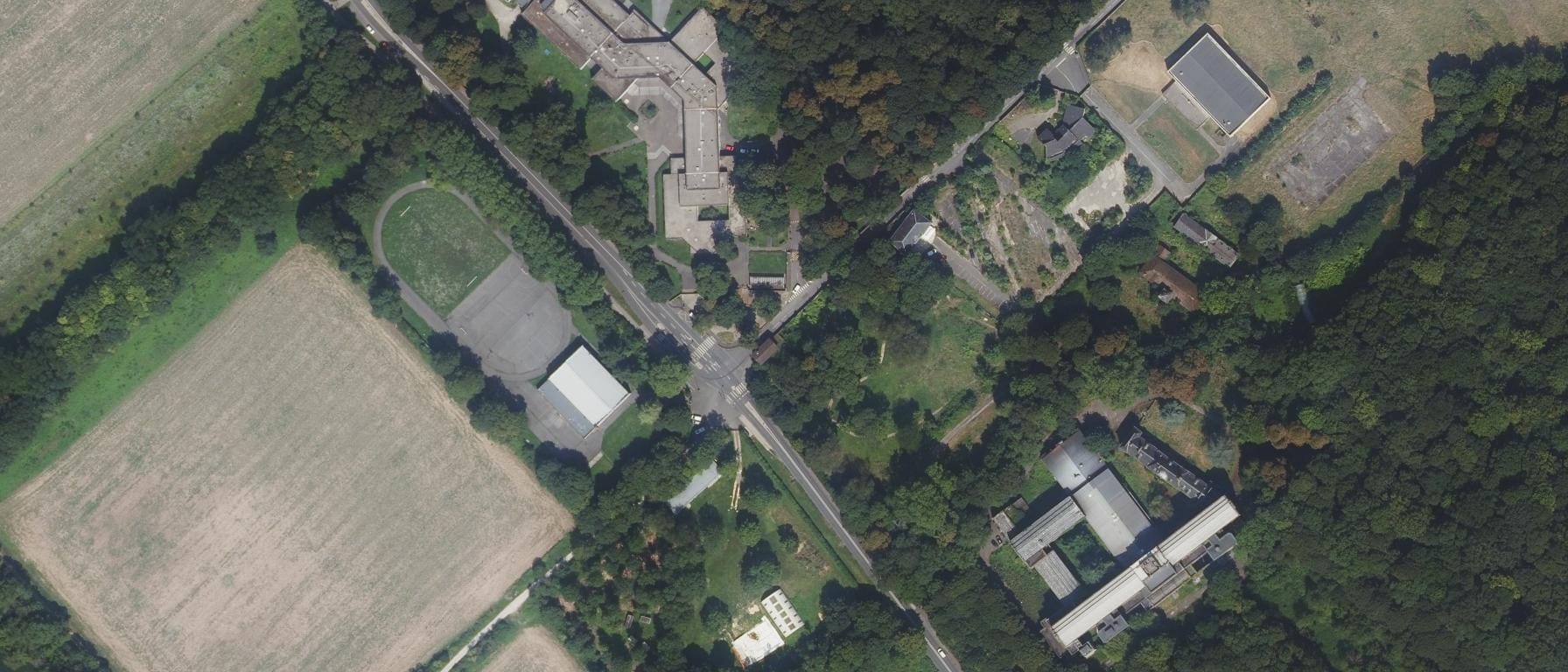 Vue aérienne de Lycée professionnel Chateau Des Coudraies