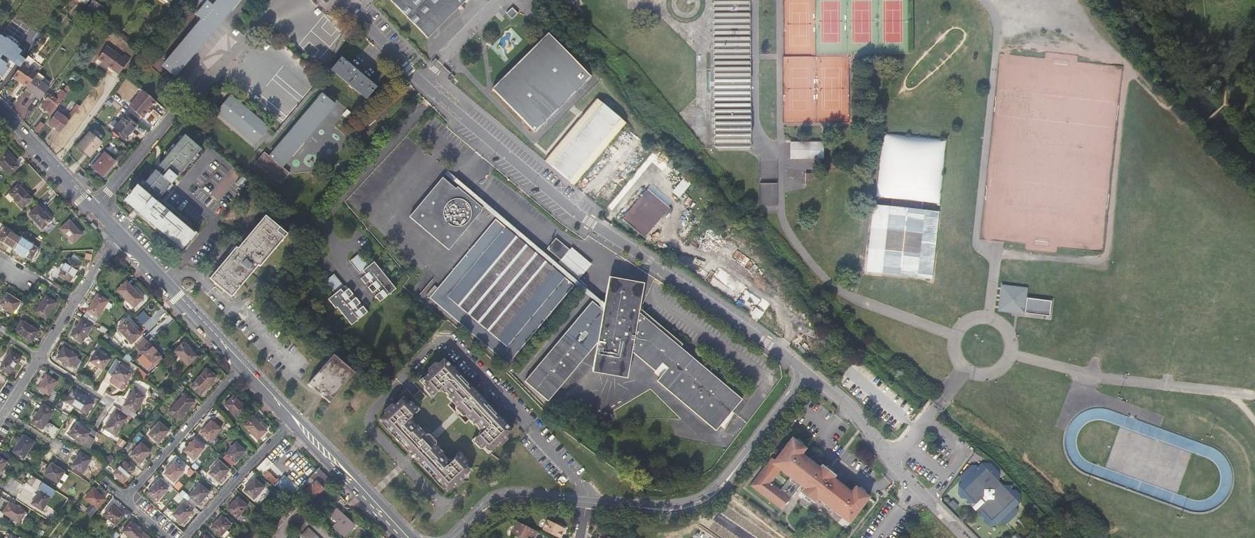 Vue aérienne de Lycée professionnel Jean Perrin