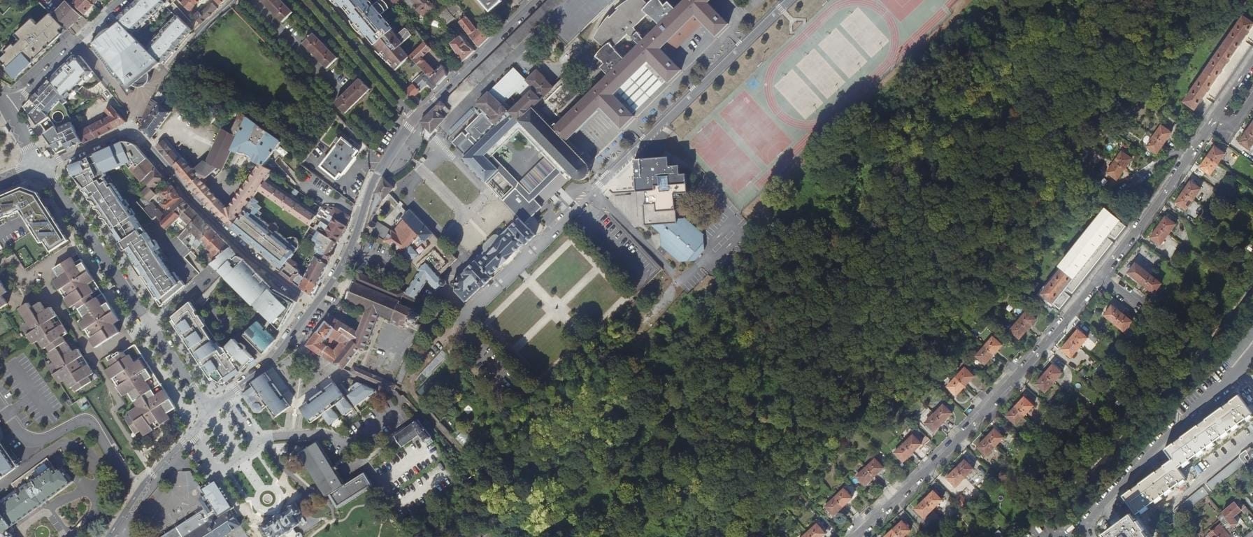 Vue aérienne de Lycée Saint Charles