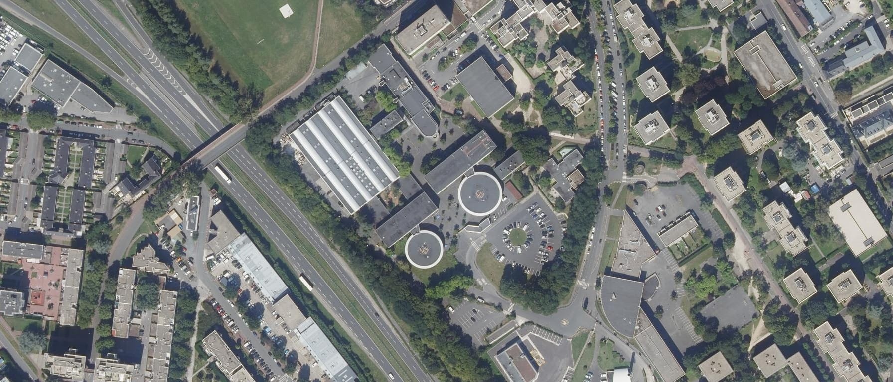 Vue aérienne de Lycée professionnel Charles Baudelaire