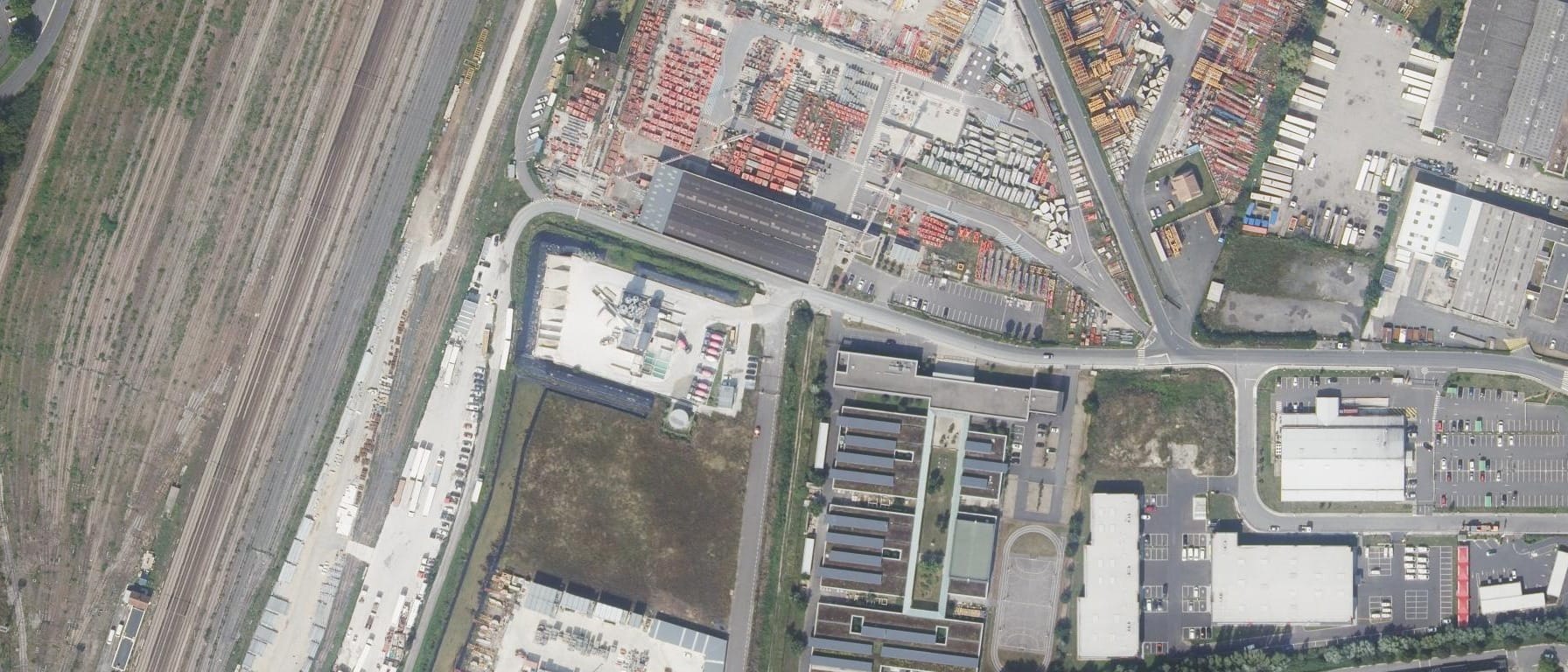 Vue aérienne de CFA METIERS DU BATIMENT AFOBAT