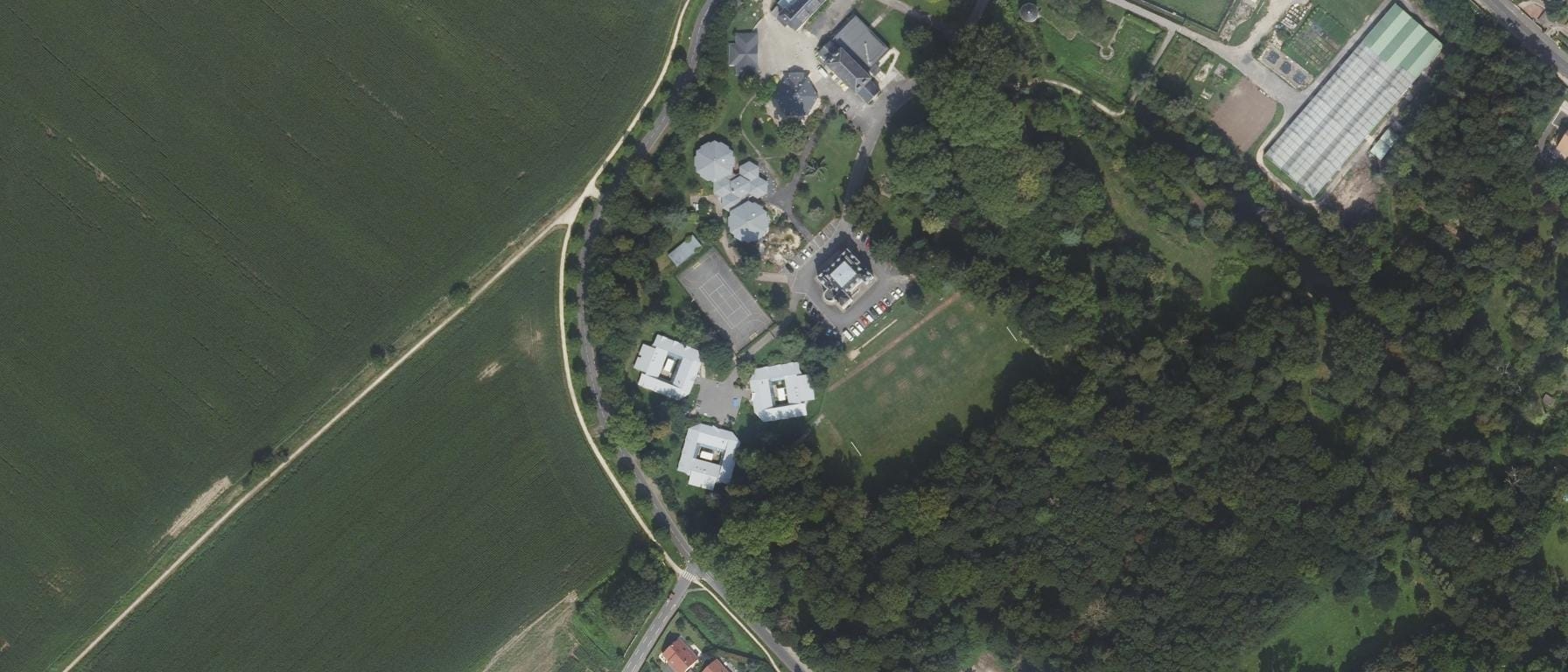 Vue aérienne de Lycée horticole et paysager Saint Antoine