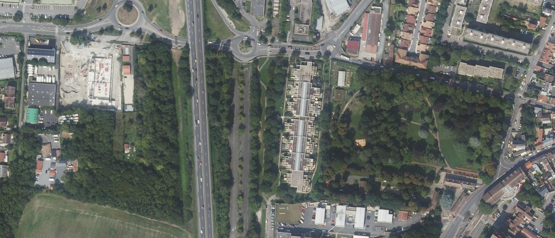 Vue aérienne de IFSI GH Nord Essonne
