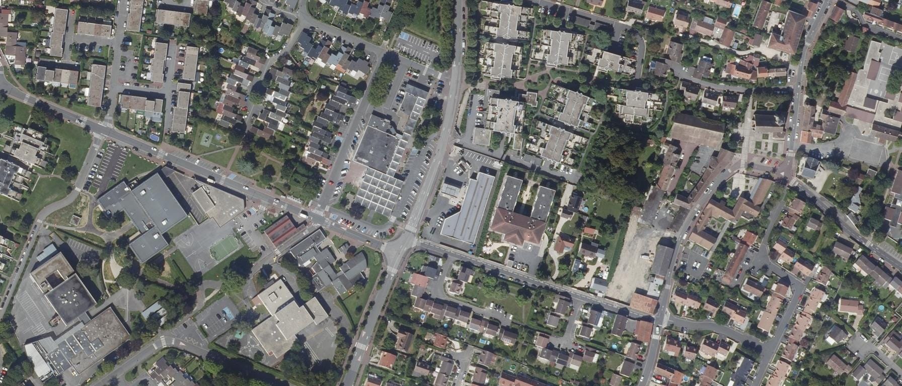 Vue aérienne de CFA FACULTE DES METIERS de l'Essonne