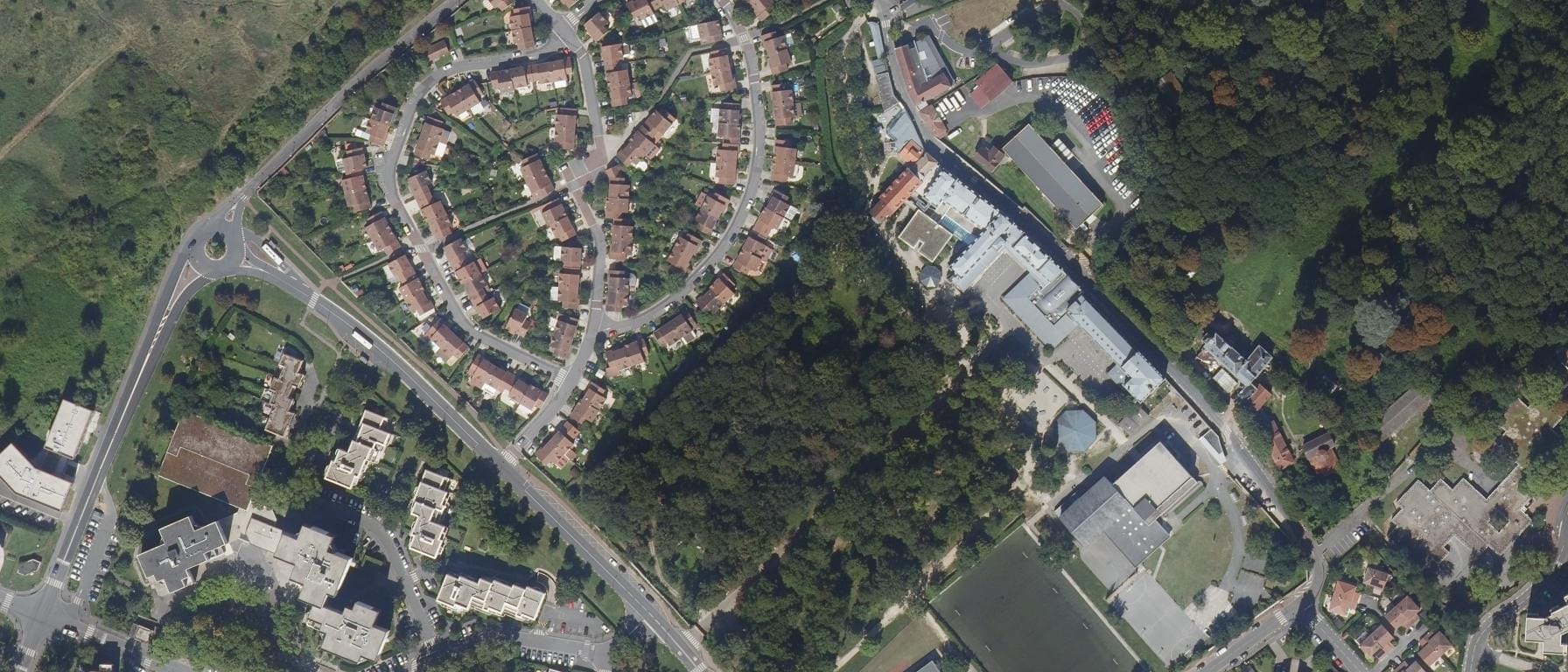 Vue aérienne de Lycée Notre Dame de Sion