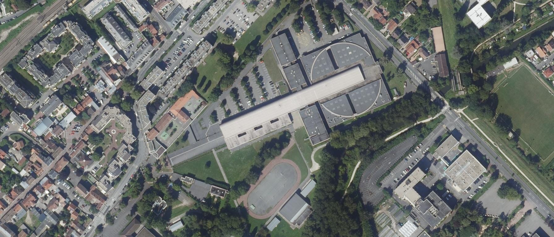 Vue aérienne de Lycée Gaspard Monge (Savigny-sur-Orge - 91)