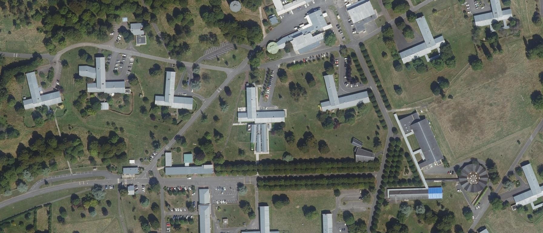 Vue aérienne de IFSI CH Barthélemy Durand