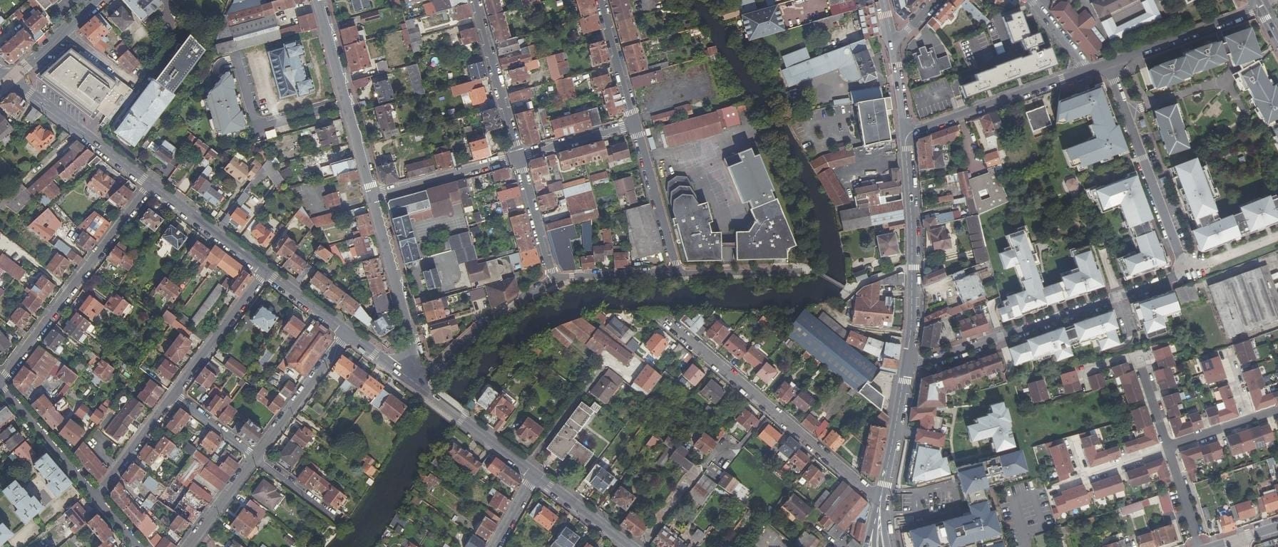 Vue aérienne de Lycée Saint Leon