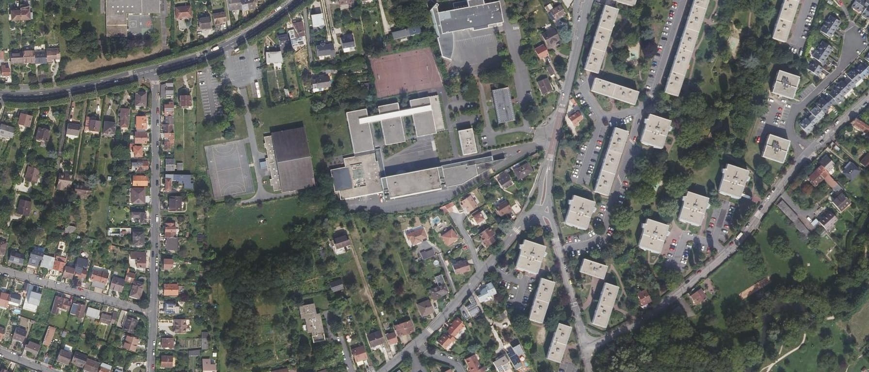 Vue aérienne de Lycée Henri Poincare