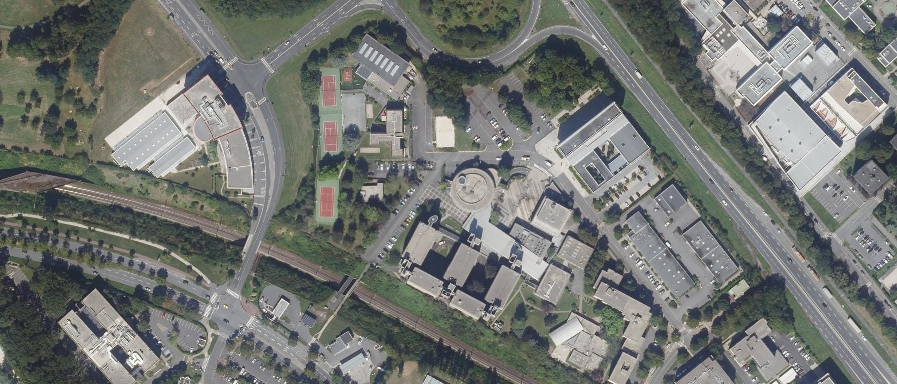Vue aérienne de Institut Mines-Télécom Business School