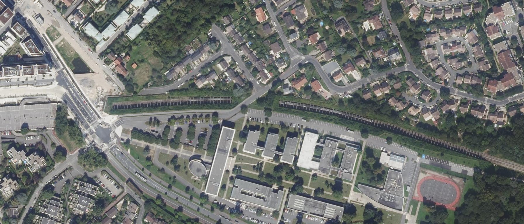 Vue aérienne de CFA FACULTE DES METIERS de l'Essonne