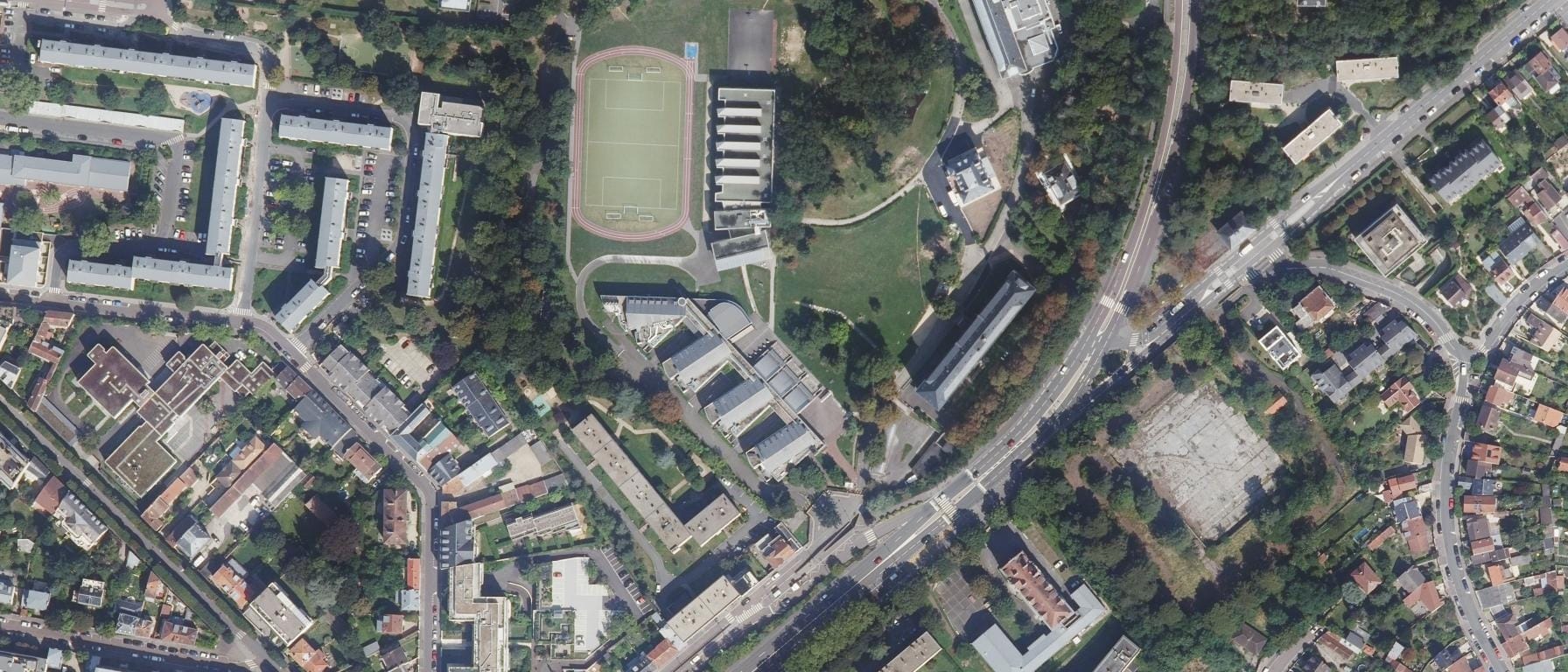 Vue aérienne de Université Paris-Saclay - Campus de Versailles