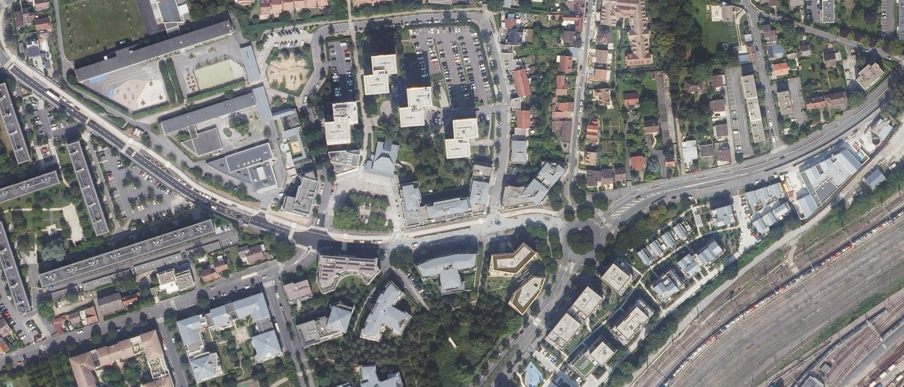Vue aérienne de Centre de formation d'apprentis Lohanda