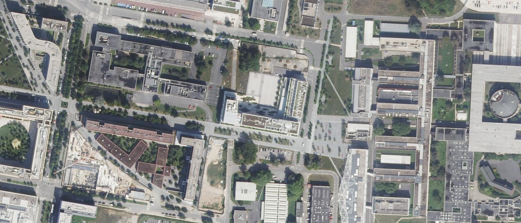 Vue aérienne de Lycée International-Palaiseau-Paris-Saclay
