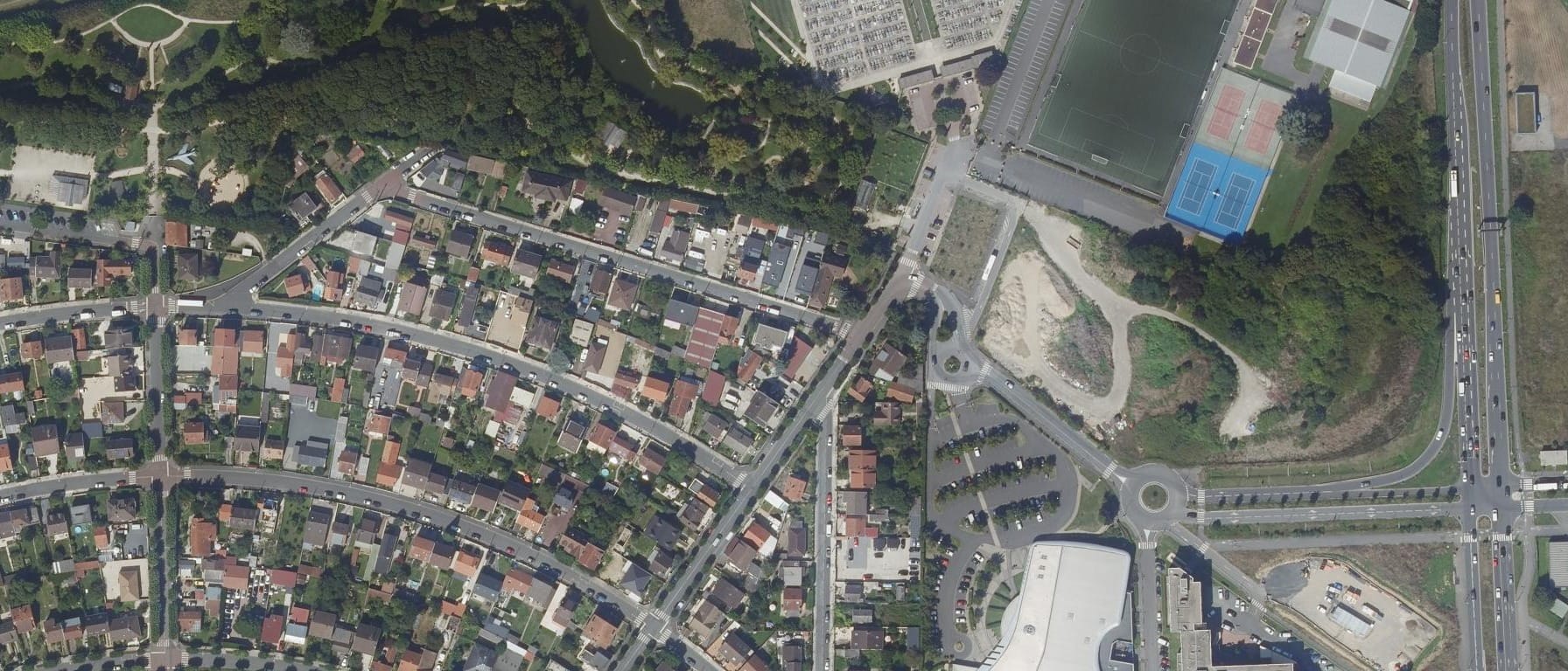 Vue aérienne de Organisme de formation-Centre de formation d'apprentis - Campus Paris-Orly - Faculté des Métiers de l'Essonne - Paray Vieille Poste