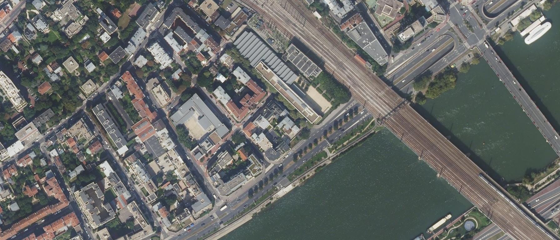 Vue aérienne de Lycée polyvalent De Prony