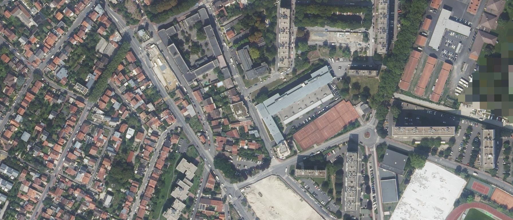 Vue aérienne de Lycée professionnel Louis Girard