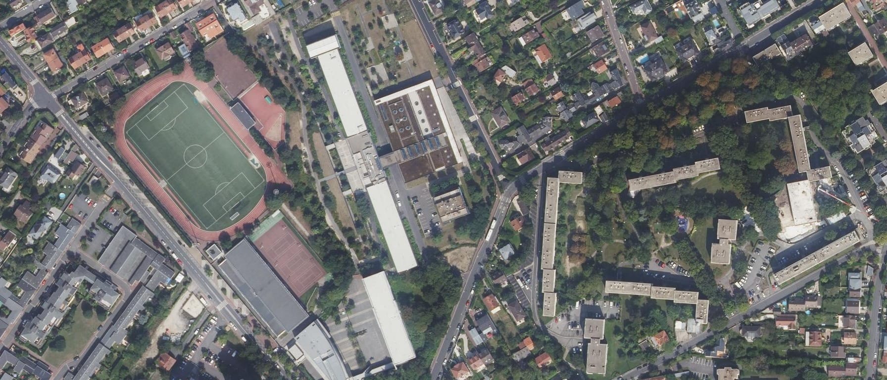 Vue aérienne de Lycée Richelieu