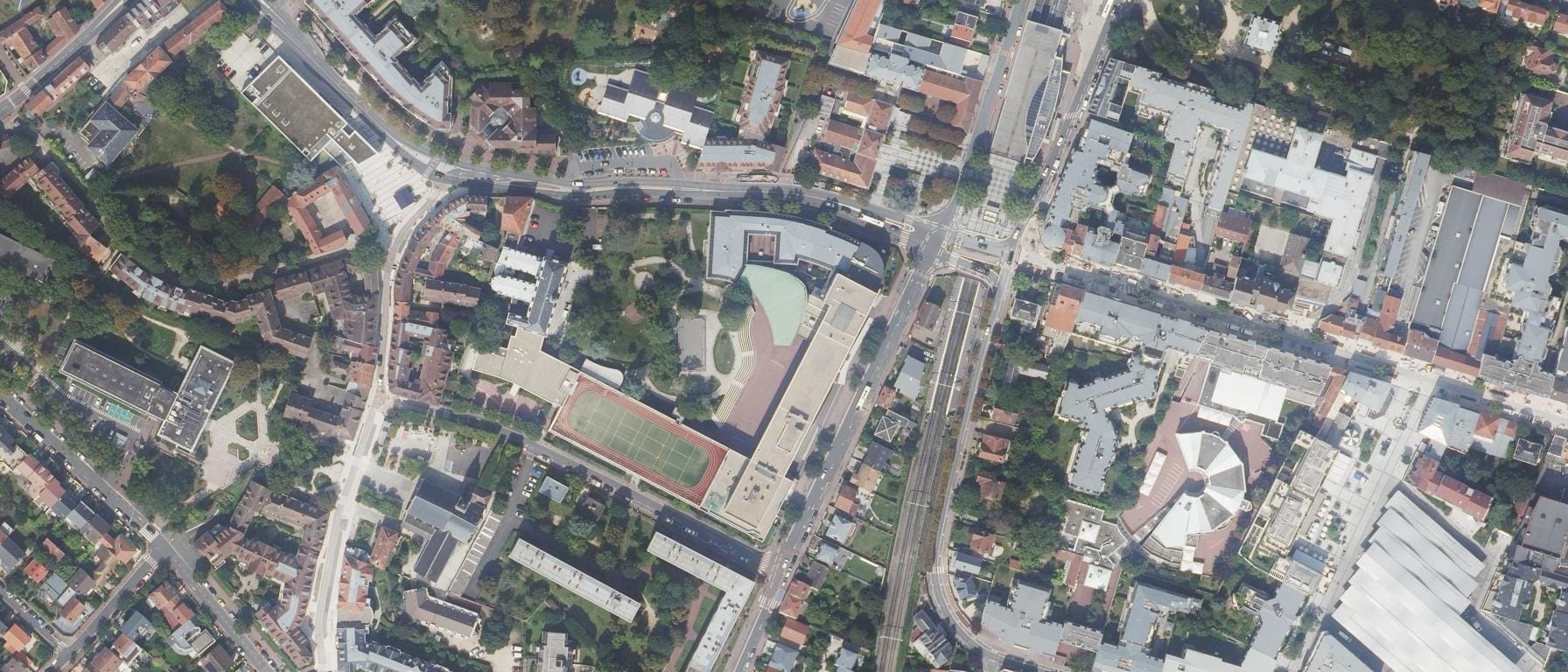 Vue aérienne de Lycée Sainte Marie