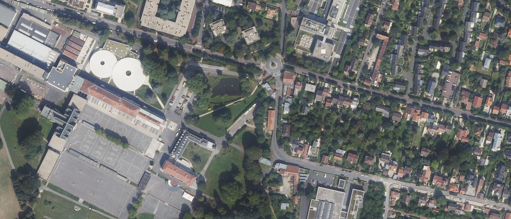 Vue aérienne de Lycée La Salle Passy Buzenval