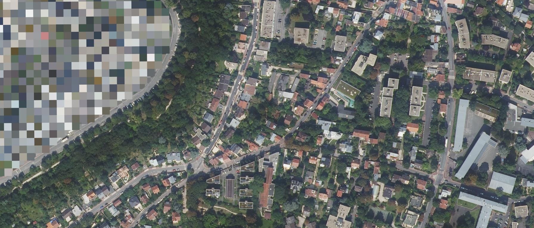 Vue aérienne de Lycée professionnel St Francois D'Assise