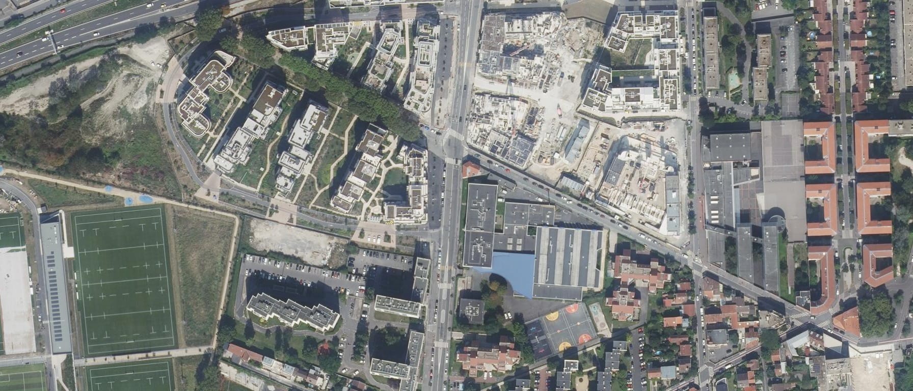 Vue aérienne de Lycée LPO Anatole FRANCE