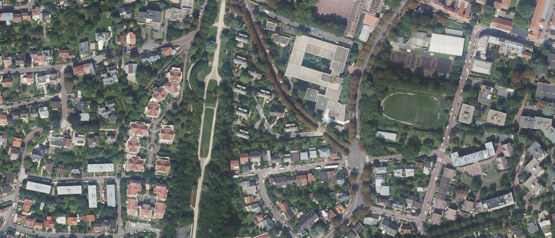 Vue aérienne de IUT de Sceaux