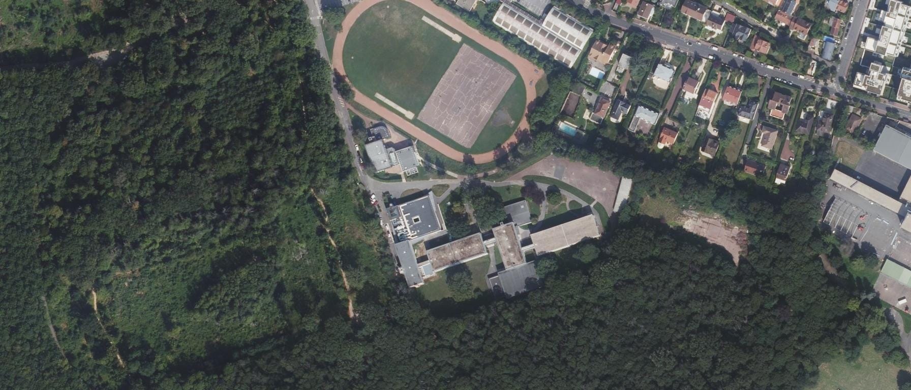 Vue aérienne de Lycée Madeleine Daniélou