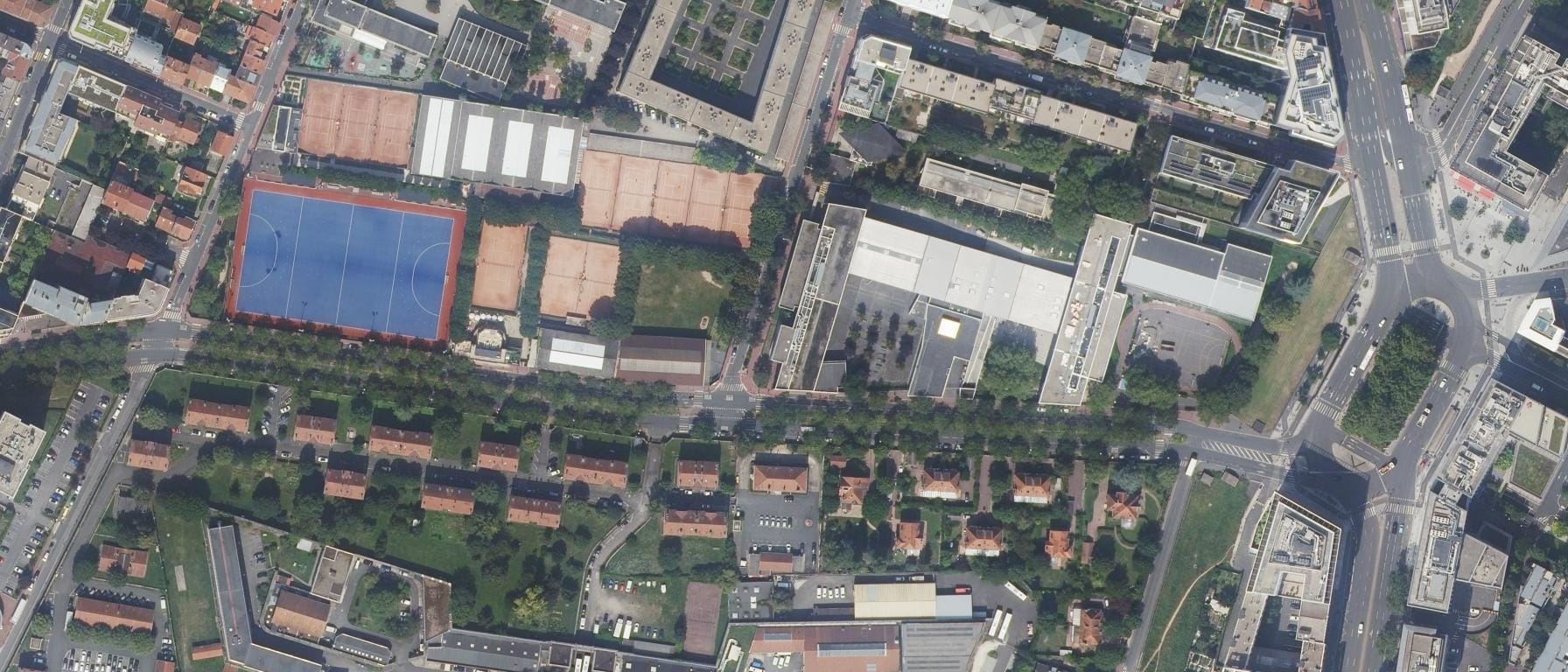Vue aérienne de Lycée Maurice Genevoix